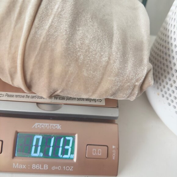 Joyfolie Girls Ivory Velvet High-Low Dress With Cap Sleeves & Ruffle Hem size 5 - Picture 10 of 10